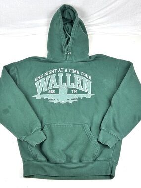 Morgan Wallen One Night At A Time Tour 2024 Double Sided Hoodie Sweatshirt - M
